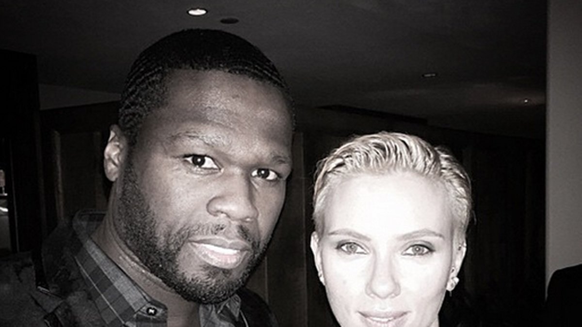 50 Cent och Scarlett Johansson. 